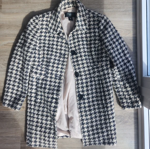 Houndstooth Ann Taylor blazer - Picture 4 of 6
